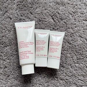 Clarins Hand Cream and Body Lotion Set